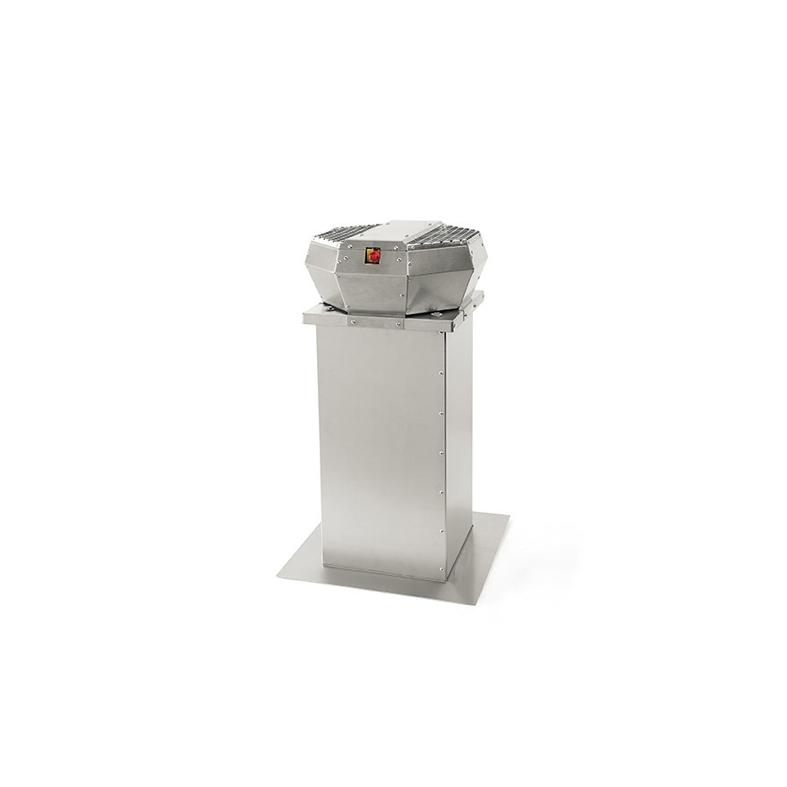 755999 Platdakventilator met geluiddemper 78,4 cm hoog, 1.145 m³/u